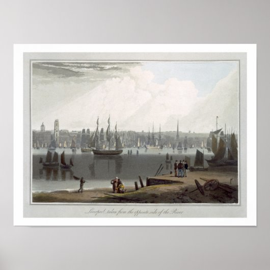 Liverpool, aan de andere kant van de riv poster (Voorkant)