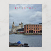 Liverpool Albert Dock uitzicht briefkaart (Voorkant)