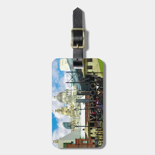 Liverpool Bagagelabel (Voorkant verticaal)
