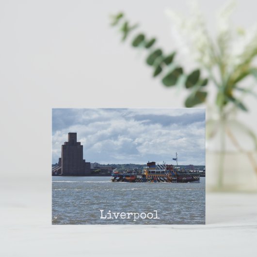 Liverpool-Briefkaart Briefkaart (Staand voorkant)