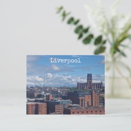 Liverpool-Briefkaart Briefkaart (Staand voorkant)