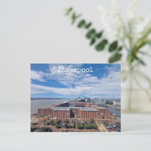 Liverpool-Briefkaart Briefkaart (Staand voorkant)