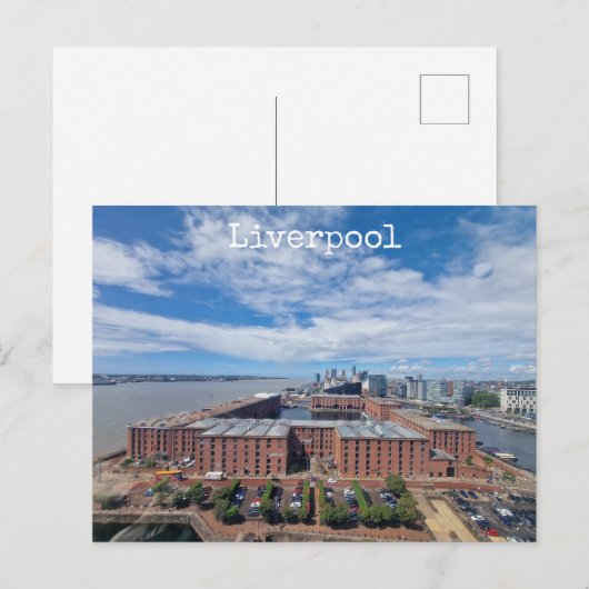 Liverpool-Briefkaart Briefkaart (Voorkant / Achterkant)