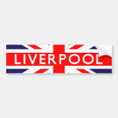 Liverpool: Britse vlag Bumpersticker (Voorkant)