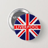Liverpool: Britse vlag Ronde Button 5,7 Cm (Voorkant /achterkant)