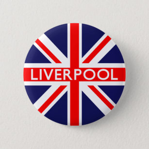 Liverpool: Britse vlag Ronde Button 5,7 Cm
