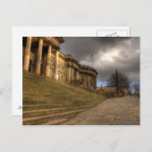 Liverpool Central Library in William Brown St Briefkaart (Voorkant / Achterkant)