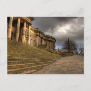 Liverpool Central Library in William Brown St Briefkaart