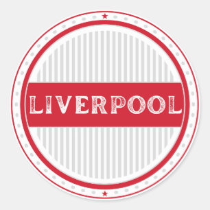 Liverpool City Pride Embleem – Engelse identiteit Ronde Sticker