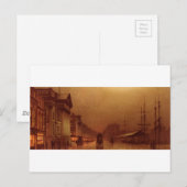 Liverpool Customs House van John Atkinson Grimshaw Briefkaart (Voorkant / Achterkant)