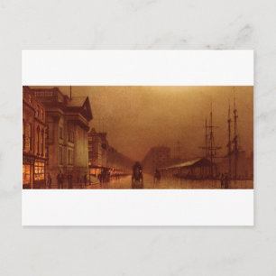 Liverpool Customs House van John Atkinson Grimshaw Briefkaart