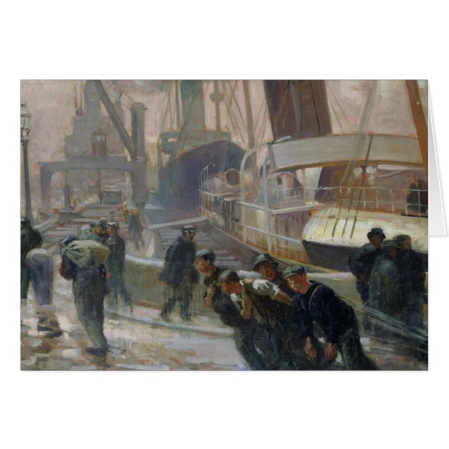Liverpool Dockers in Dawn, 1903 (Voorkant Horizontaal)