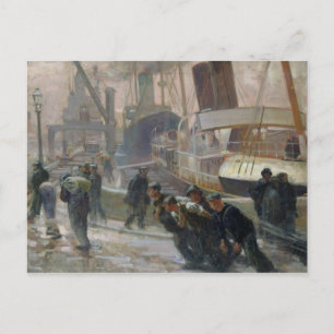 Liverpool Dockers in Dawn, 1903 Briefkaart