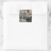 Liverpool Dockers in Dawn, 1903 Vierkante Sticker (Tas)