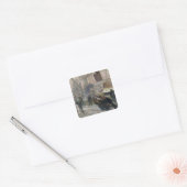 Liverpool Dockers in Dawn, 1903 Vierkante Sticker (Envelop)