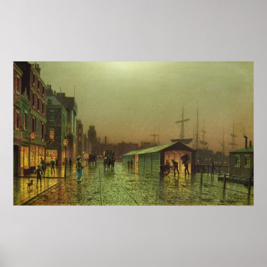 Liverpool Docks Poster (Voorkant)