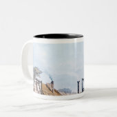 Liverpool en Manchester Railway: Tweekleurige Koffiemok (Voorkant links)