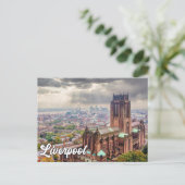 Liverpool, Engeland Briefkaart (Staand voorkant)