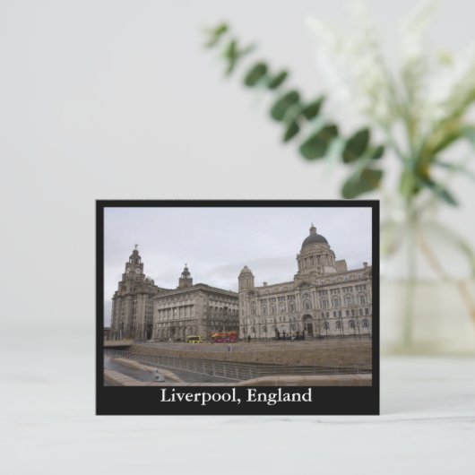Liverpool, Engeland Briefkaart (Staand voorkant)