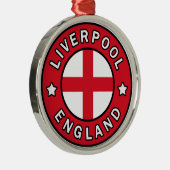 Liverpool Engeland Metalen Ornament (Rechts)