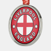 Liverpool Engeland Metalen Ornament (Links)