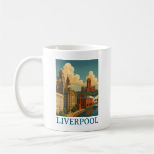  Liverpool Engeland Travel City Uitzicht Koffiemok