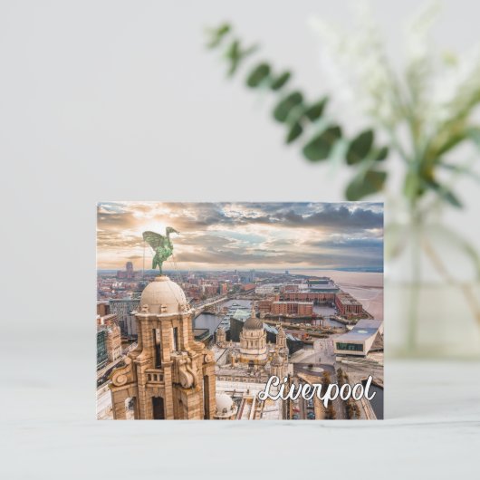 Liverpool, Engeland, Verenigd Koninkrijk Briefkaart (Staand voorkant)
