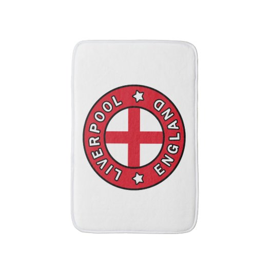 Liverpool England Badmat (Voorkant Verticaal)