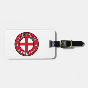 Liverpool England Bagagelabel