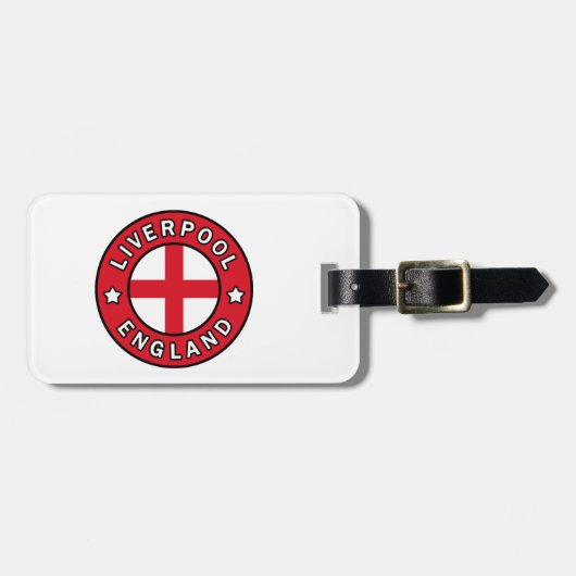 Liverpool England Bagagelabel (Voorkant horizontaal)