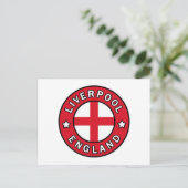 Liverpool England Briefkaart (Staand voorkant)