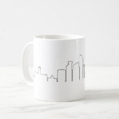 LIVERPOOL England Fußball City Skyline Silhouette Koffiemok (Voorkant links)