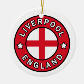 Liverpool England Keramisch Ornament (Voorkant)