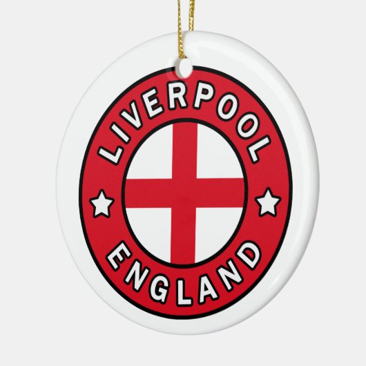 Liverpool England Keramisch Ornament (Links)