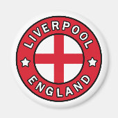 Liverpool England Magneet (Voorkant)
