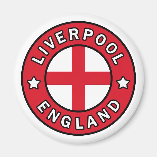 Liverpool England Magneet (Voorkant)