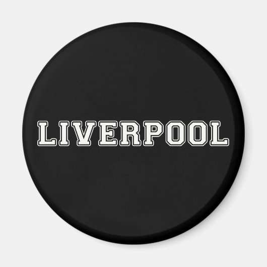 Liverpool England Magneet (Voorkant)