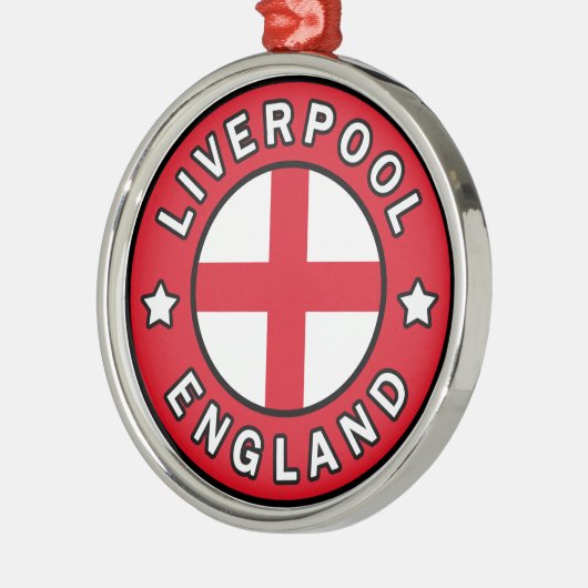 Liverpool England Metalen Ornament (Links)