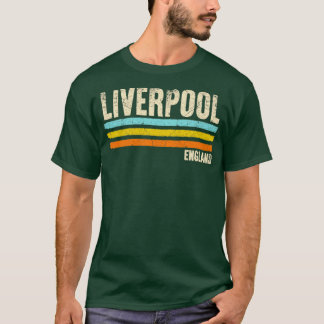 Liverpool England Retro T-shirt
