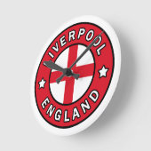 Liverpool England Ronde Klok (Hoek)