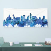 Liverpool England Skyline Blue Spandoek (Beurs)