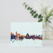 Liverpool England Skyline Briefkaart (Staand voorkant)