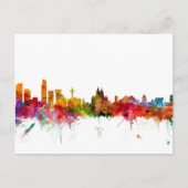 Liverpool England Skyline Briefkaart (Voorkant)
