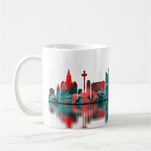 Liverpool England Skyline Koffiemok