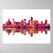 Liverpool England Skyline Poster (Voorkant)
