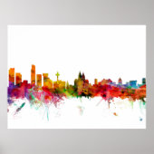 Liverpool England Skyline Poster (Voorkant)