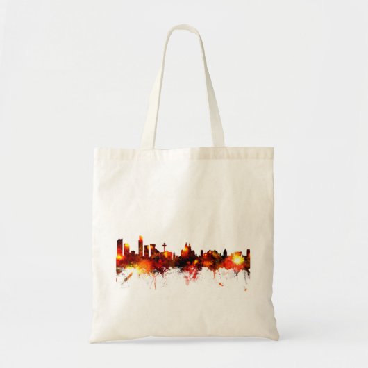 Liverpool England Skyline Tote Bag (Voorkant)