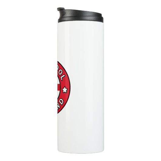 Liverpool England Thermosbeker (Geroteerd rechts)