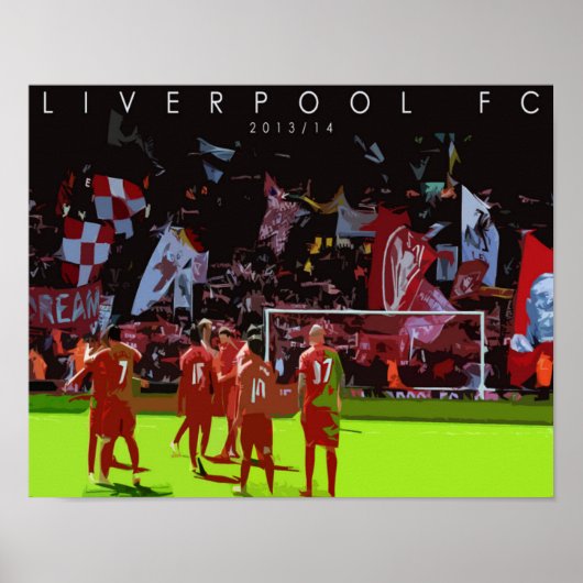 Liverpool FC 2013/14 Poster (Voorkant)