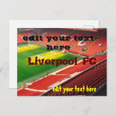 liverpool FC-briefkaart Briefkaart (Voorkant / Achterkant)